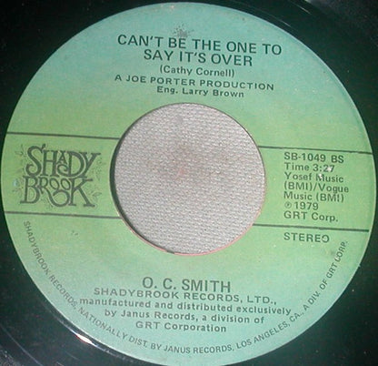 OC Smith : Living Without Your Love (7")