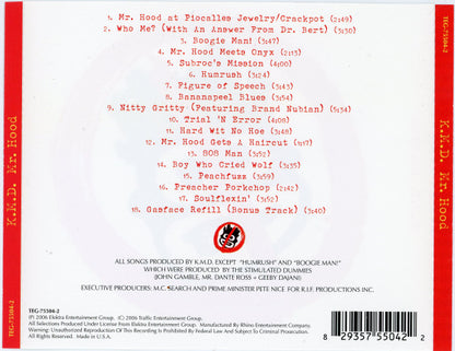 KMD : Mr. Hood (CD, Album, RE)