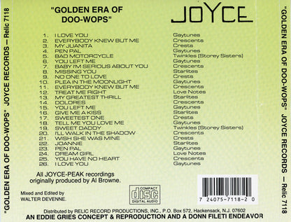 Various : The Golden Era Of Doowops: (CD, Comp)