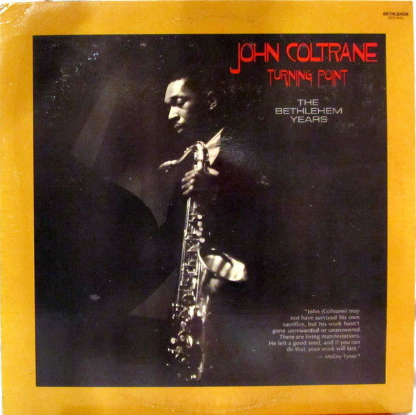John Coltrane : Turning Point - The Bethlehem Years (LP, Comp)