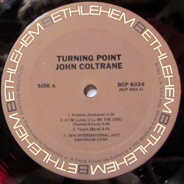 John Coltrane : Turning Point - The Bethlehem Years (LP, Comp)