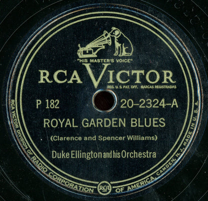 Duke Ellington And His Orchestra : Duke Ellington Plays The Blues (4xShellac, 10", Album, Ind)