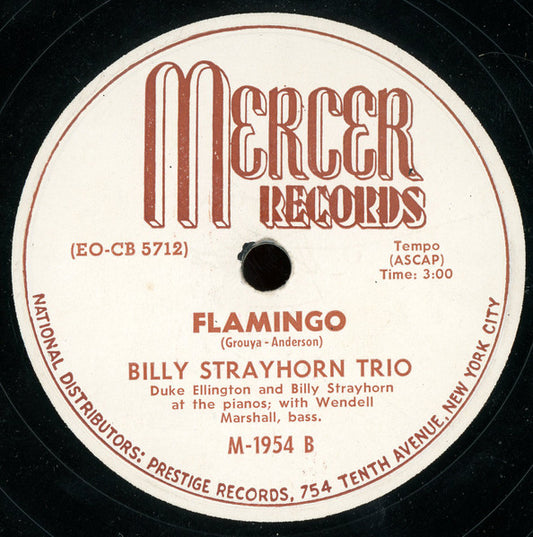 Billy Strayhorn Trio : C Jam Blues / Flamingo (Shellac, 10")