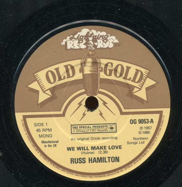 Russ Hamilton : We Will Make Love (7", Single, Mono, RE)
