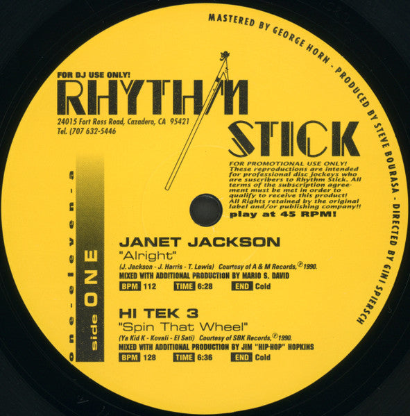 Various : Rhythm Stick 1-11 (2x12", Comp, Promo)