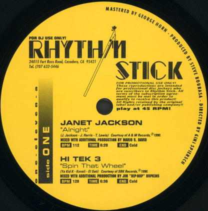 Various : Rhythm Stick 1-11 (2x12", Comp, Promo)