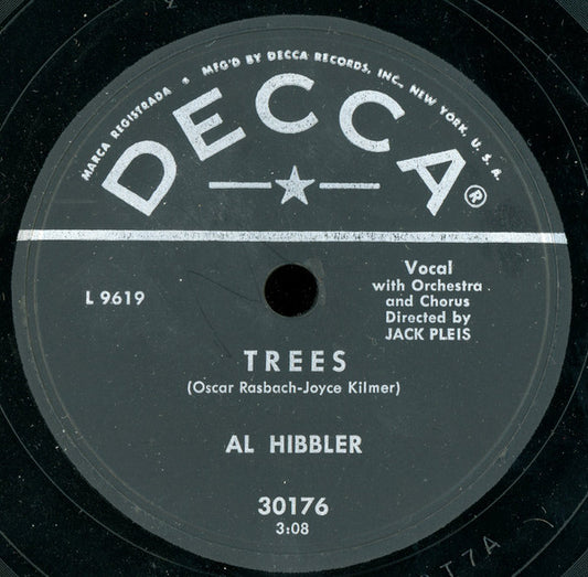 Al Hibbler : Trees (10")