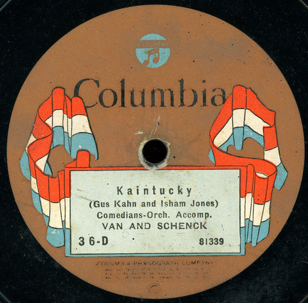 Van And Schenck : Kaintucky / Roamin' To Wyomin' (Shellac, 10")