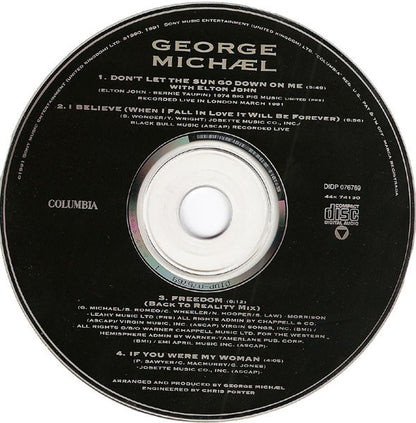 George Michael / Elton John : Don't Let The Sun Go Down On Me (CD, Single)