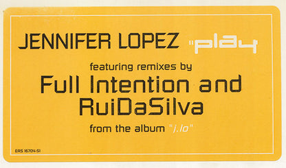 Jennifer Lopez : Play (12", Promo)