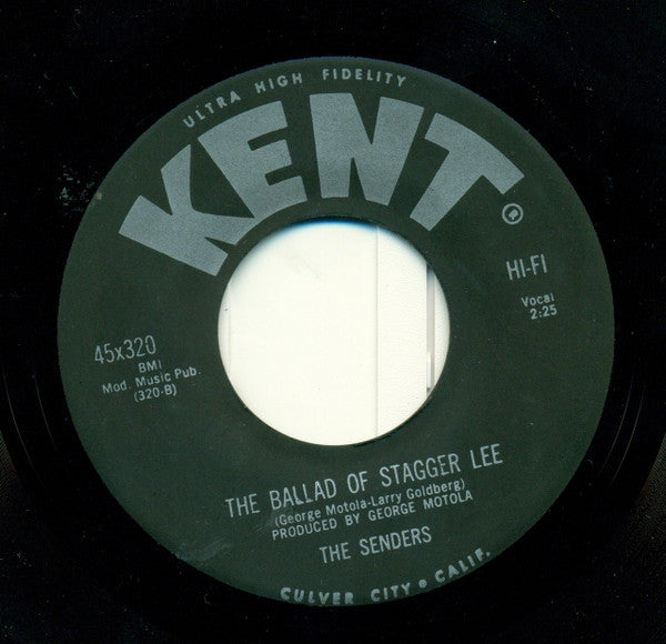 The Senders (4) : I Dream Of You / The Ballad Of Stagger Lee (7", RE, Unofficial)