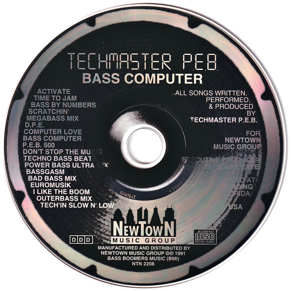 Techmaster P.E.B. : Bass Computer (CD, Album, RE, HMG)