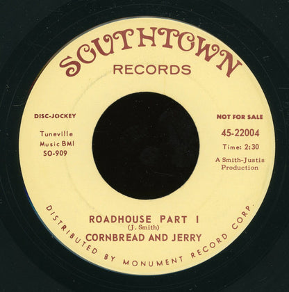 Cornbread And Jerry : Roadhouse (7", Single, Promo)