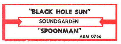 Soundgarden : Black Hole Sun (7", Single)