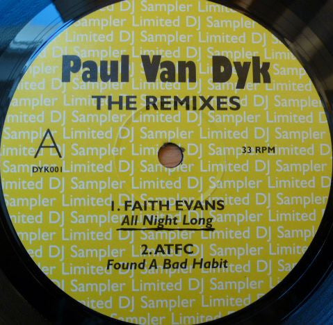 Paul van Dyk : The Remixes (12", Unofficial)