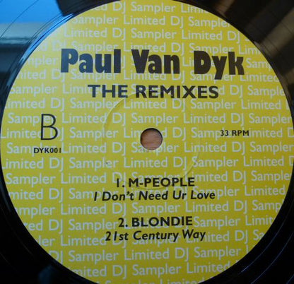 Paul van Dyk : The Remixes (12", Unofficial)