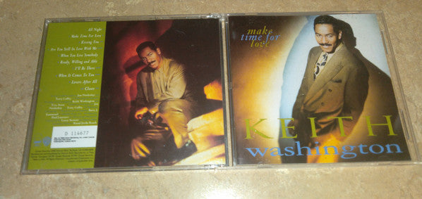Keith Washington : Make Time For Love (CD, Album, Club)