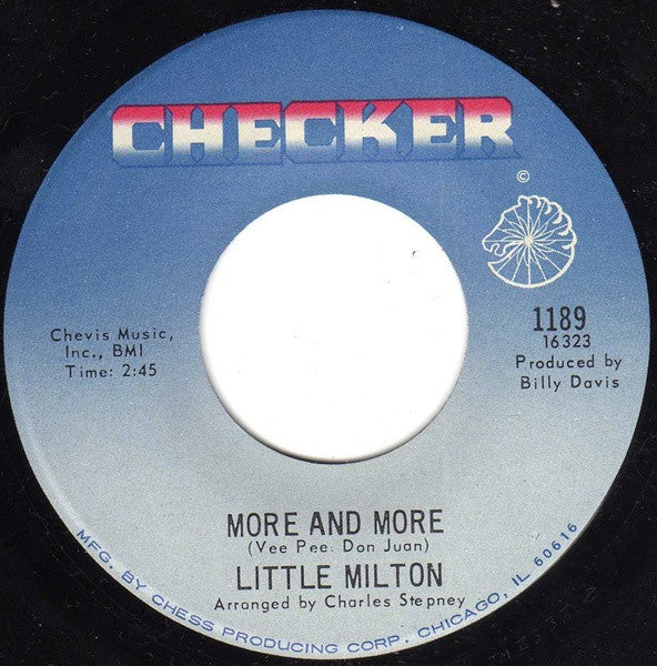 Little Milton : More And More / The Cost Of Living (7", Single)