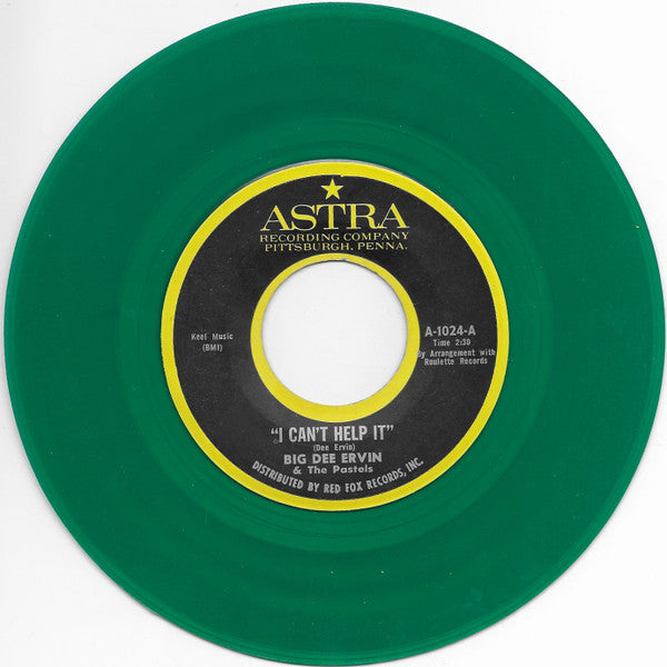 Dee Ervin & The Pastels (2) : I Can't Help It (7", Unofficial, Gre)