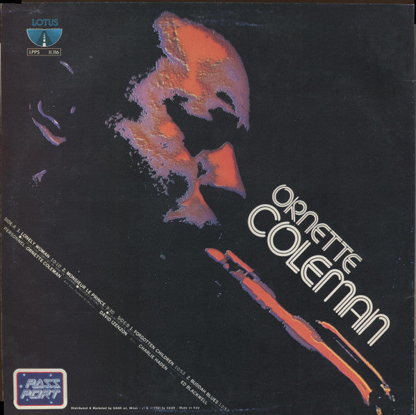 Ornette Coleman : The Unprecedented Music Of Ornette Coleman (LP, Album, RE)