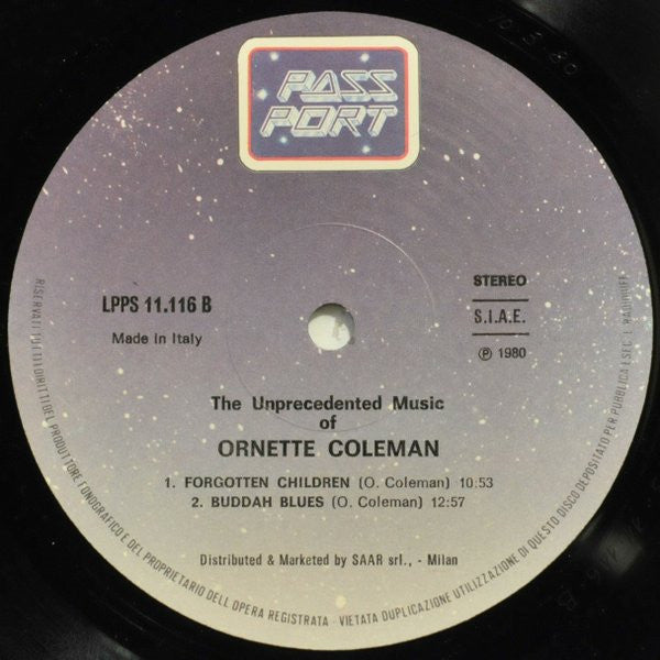 Ornette Coleman : The Unprecedented Music Of Ornette Coleman (LP, Album, RE)