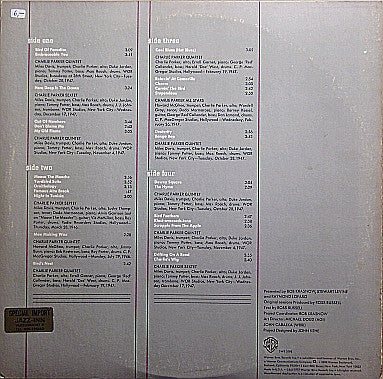 Charlie Parker : The Very Best Of Bird (2xLP, Comp, Los)