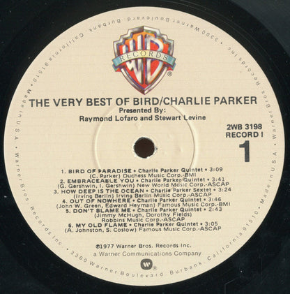 Charlie Parker : The Very Best Of Bird (2xLP, Comp, Los)