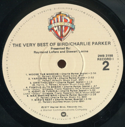 Charlie Parker : The Very Best Of Bird (2xLP, Comp, Los)