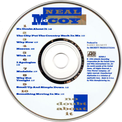 Neal McCoy : No Doubt About It (CD, Album)