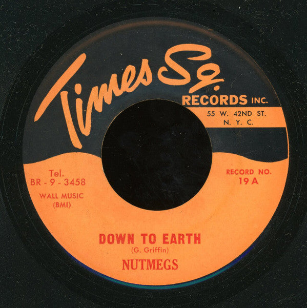 The Nutmegs / Admirations (8) : Down To Earth / Coo Coo Cuddle Coo  (7")