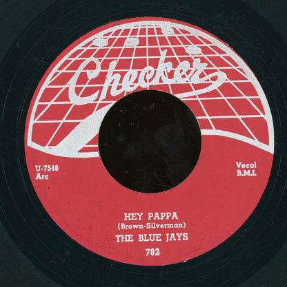 The Blue Jays (5) : White Cliffs Of Dover / Hey Pappa (7", Unofficial)