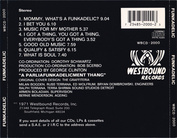 Funkadelic : Funkadelic (CD, RE)