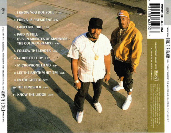 Eric B. & Rakim : The Best Of Eric B. & Rakim (CD, Comp, RE, RM)