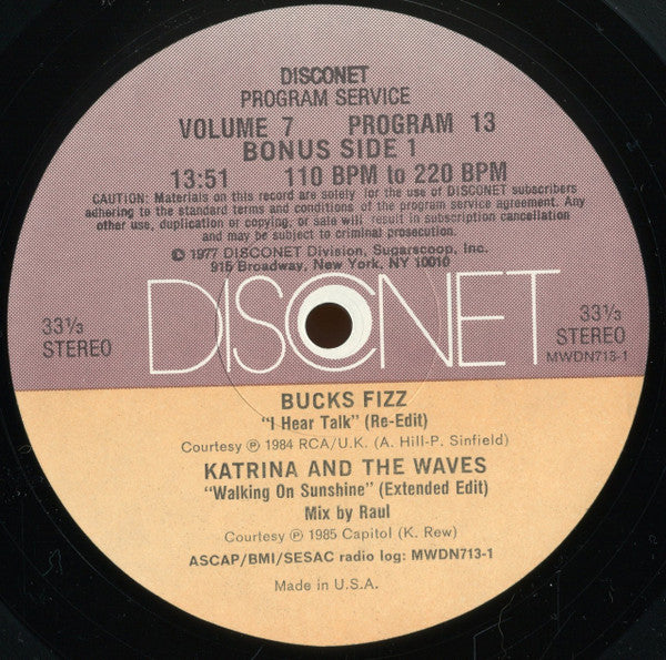 Various : Volume 7 Program 13 (2x12")