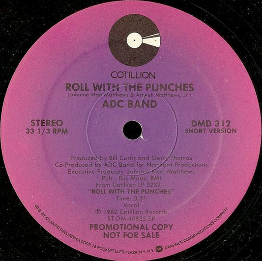 ADC Band : Roll With The Punches (12", Promo)
