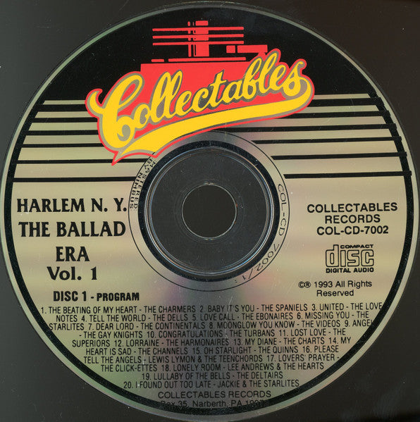 Various : Harlem, N. Y. - The Ballad Era (2xCD, Comp)