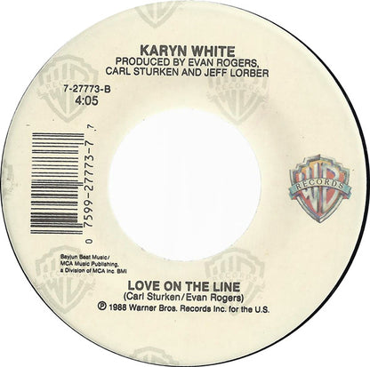 Karyn White : The Way You Love Me (7", Single)