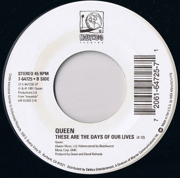 Queen : We Are The Champions (7", Single)