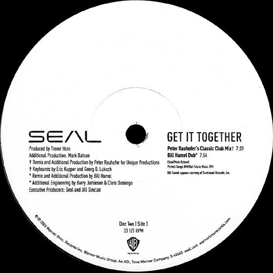 Seal : Get It Together (2x12")
