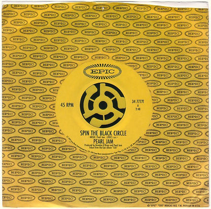 Pearl Jam : Spin The Black Circle (7", Single)