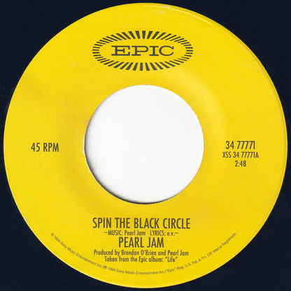 Pearl Jam : Spin The Black Circle (7", Single)
