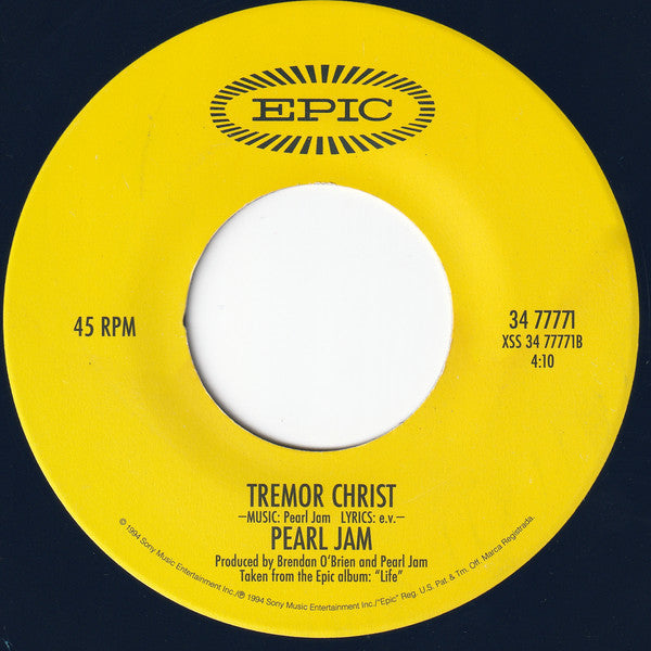 Pearl Jam : Spin The Black Circle (7", Single)