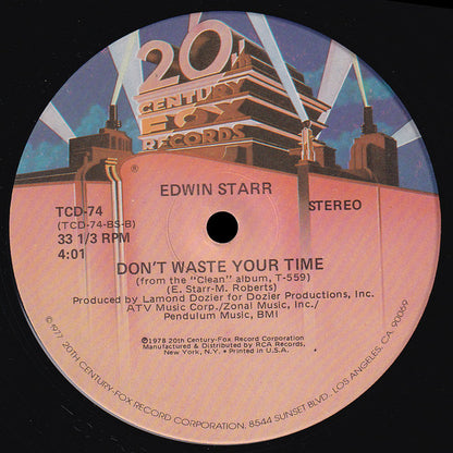 Edwin Starr : Contact / Don't Waste Your Time (12")
