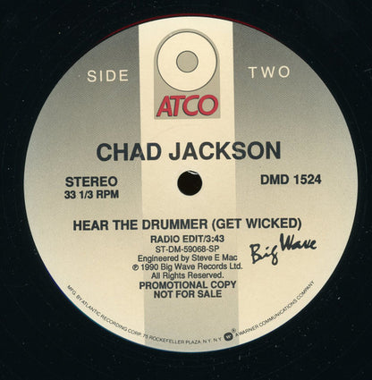Chad Jackson : Hear The Drummer (Get Wicked) (12", Single, Promo)