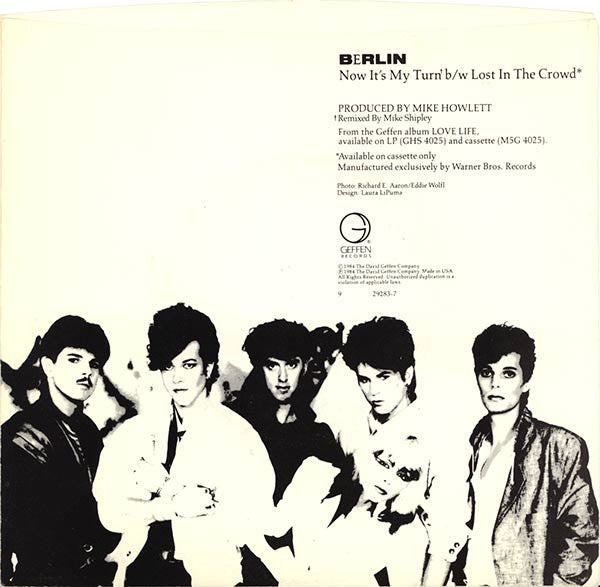Berlin : Now It's My Turn (7")