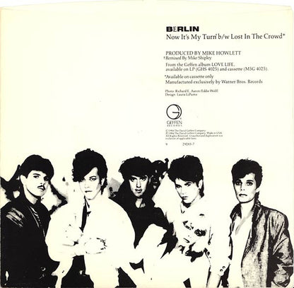 Berlin : Now It's My Turn (7")