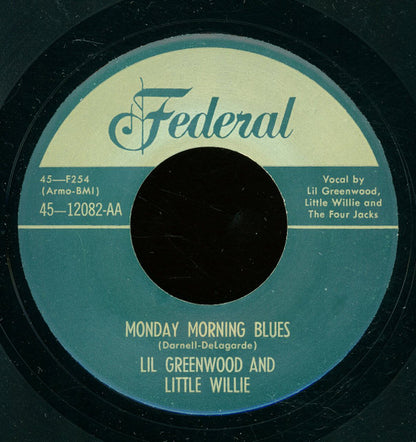 Lil Greenwood And Little Willie Littlefield : My Last Hour (7", Unofficial)