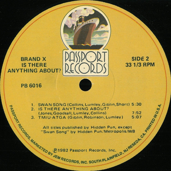 Brand X (3) : Is There Anything About? (LP, Album, Tan)