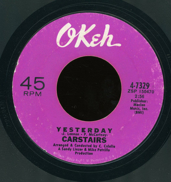 The Carstairs : He Who Picks A Rose (7", Styrene, Ter)