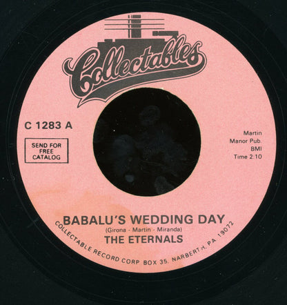 The Eternals (3) : Babalu's Wedding  Day (7", RE)